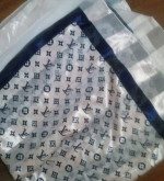 Námornícky modrá šatka Louis Vuitton – fotka 2